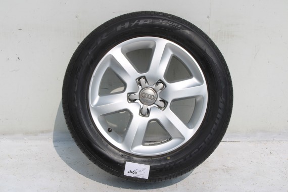 AUDI Q7  FELGI 18 OPONY KOŁA felga 4L0601025AG 8,5J*18H2 ET58 BRIDGESTONE DUELER SPORT 255/55/18 109Y 4L0 601 025 AG 4L0601025BJ