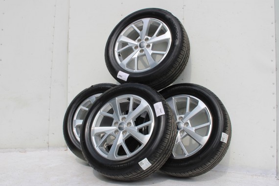 AUDI Q3 II FELGI 18 cali 83A601025J OPONY LATO KOŁA felga 83A 601 025 j 7J*18H2 ET43 opona LATO HANKOOK 235/55/18 100v ventus s1