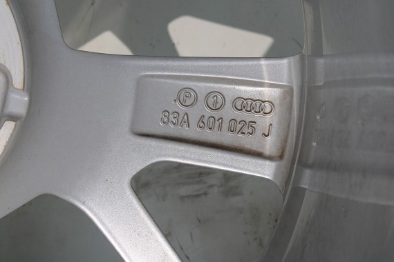 AUDI Q3 II FELGI 18 cali 83A601025J OPONY LATO KOŁA felga 83A 601 025 j 7J*18H2 ET43 opona LATO HANKOOK 235/55/18 100v ventus s1
