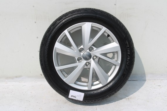 AUDI Q2 FELGI 17 OPONY LETNIE KOŁA 81A601025C felga 7J*17H2 ET45  opona LATO Bridgestone Turanza T001 215/55/17 94V 81A cali