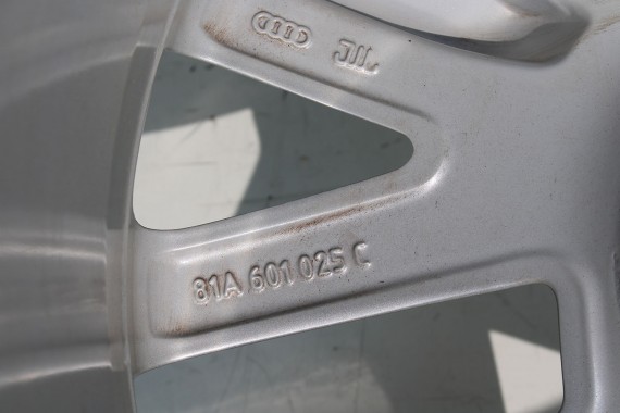 AUDI Q2 FELGI 17 OPONY LETNIE KOŁA 81A601025C felga 7J*17H2 ET45  opona LATO Bridgestone Turanza T001 215/55/17 94V 81A cali