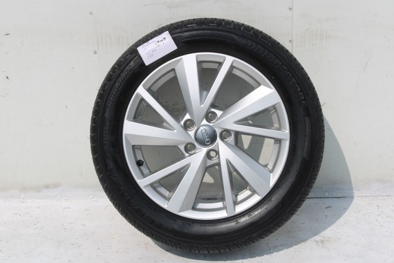 AUDI Q2 FELGI 17 OPONY LETNIE KOŁA 81A601025C felga 7J*17H2 ET45  opona LATO Bridgestone Turanza T001 215/55/17 94V 81A cali