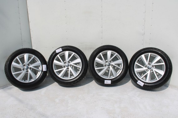 AUDI Q2 FELGI 17 OPONY LETNIE KOŁA 81A601025C felga 7J*17H2 ET45  opona LATO Bridgestone Turanza T001 215/55/17 94V 81A cali