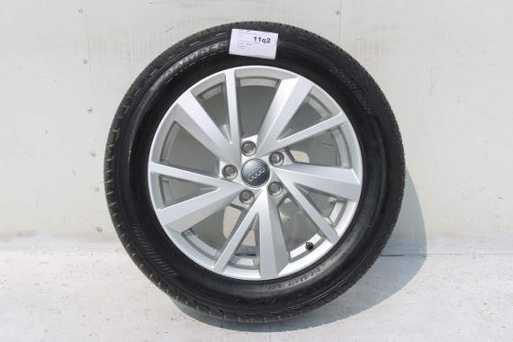 AUDI Q2 FELGI 17 OPONY LETNIE KOŁA 81A601025C felga 7J*17H2 ET45  opona LATO Bridgestone Turanza T001 215/55/17 94V 81A cali