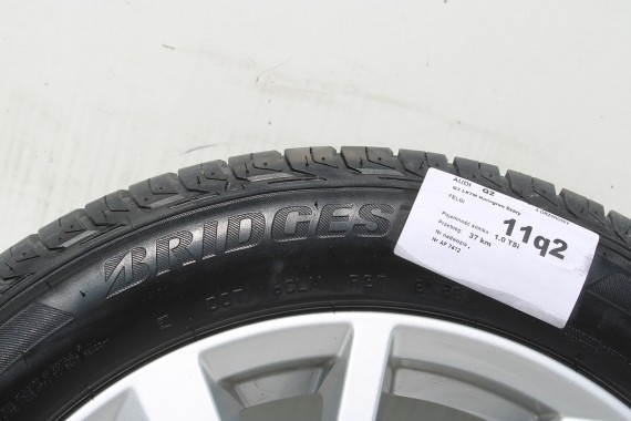 AUDI Q2 FELGI 17 OPONY LETNIE KOŁA 81A601025C felga 7J*17H2 ET45  opona LATO Bridgestone Turanza T001 215/55/17 94V 81A cali