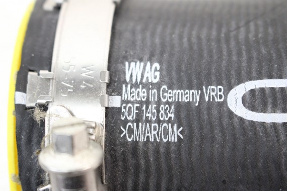 VW AUDI RURA INTERCOOLERA 5Q0145838 6C0145838A INTERKULERA WĄŻ CIŚNIENIOWY RURY POWIETRZA CHŁODNICY 5Q0 145 838 5QF145792