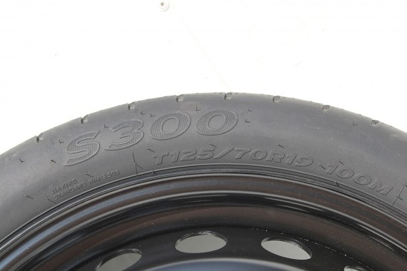 AUDI Q2 TT KOŁO DOJAZDOWE 19 8S0601027A DOJAZDÓWKA ZAPAS 31/2J*19H2 ET22 HANKOOK S300 125/70/19 100M 8S0 601 027 A 81A TTRS 8S