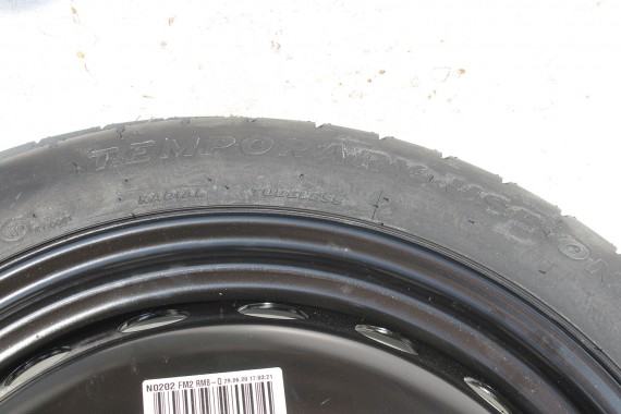 AUDI Q2 TT KOŁO DOJAZDOWE 19 8S0601027A DOJAZDÓWKA ZAPAS 31/2J*19H2 ET15 HANKOOK S300 125/70/19 100M 8S0 601 027 A 81A TTRS 8S