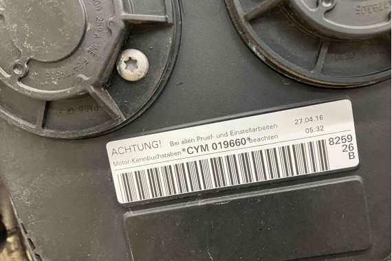 AUDI SILNIK 2.0 TFSi CYM CYMC 252KW 185 Km przebieg 62 km TFSi FSi A4 A5 Q5 Q7 FSi 8W B9 F5 4M 2.0 TFSi CYM CYMC 2.0TFSi CYM CYM