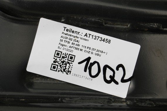 AUDI Q2 BELKA ZDERZAKA TYLNA TYŁ 81A807309 wzmocnienie 81A 807 309 81A807309A 81A 807 309 A