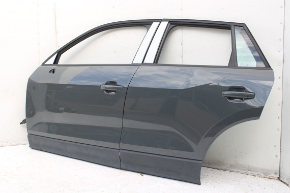 AUDI Q2 DRZWI LEWE PRZÓD + TYŁ STRONA LEWA przednie + tylne 2 sztuki Kolor: G3G3 LX7M Nanograu Szary  81A 81A831051 81A833051