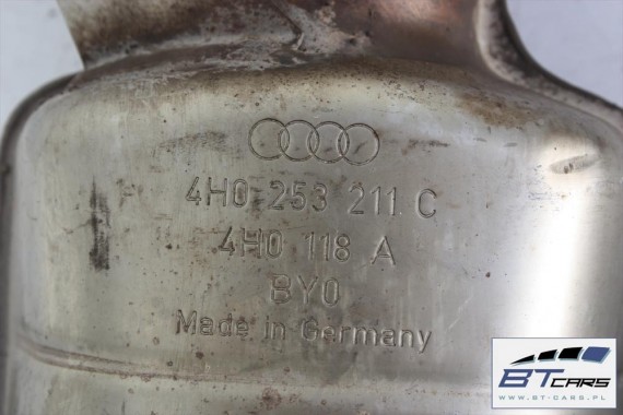 AUDI A6 A7 A8 S8 TŁUMIK ŚRODKOWY 4.0 TFSi 4H0 4G0 4H0253211C 8K0253211C 4H0 253 211 C 8K0 253 211 C 4H0253211C 8K0253211C