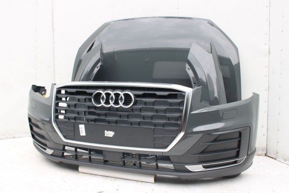 AUDI Q2 PRZÓD maska błotniki zderzak pas przedni lampy wzmocnienie błotnik lampa 81A FULL LED Kolor: G3G3	LX7M 	Nanograu Szary