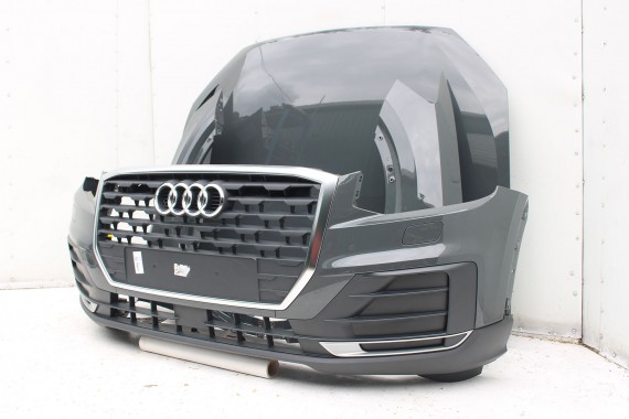 AUDI Q2 PRZÓD maska błotniki zderzak pas przedni lampy wzmocnienie błotnik lampa 81A FULL LED Kolor: G3G3	LX7M 	Nanograu Szary