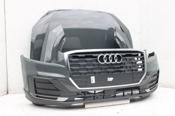 AUDI Q2 PRZÓD maska błotniki zderzak pas przedni lampy wzmocnienie błotnik lampa 81A FULL LED Kolor: G3G3	LX7M 	Nanograu Szary