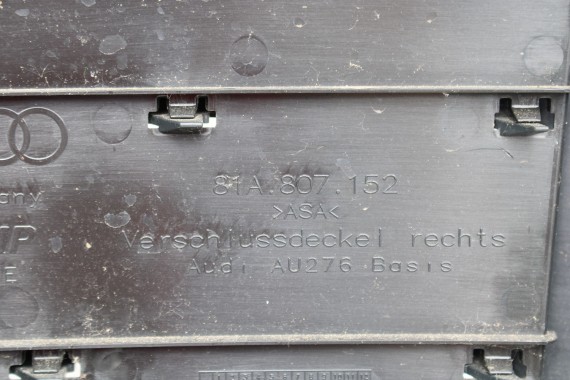 AUDI Q2 PRZÓD maska błotniki zderzak pas przedni lampy wzmocnienie błotnik lampa 81A FULL LED Kolor: G3G3	LX7M 	Nanograu Szary