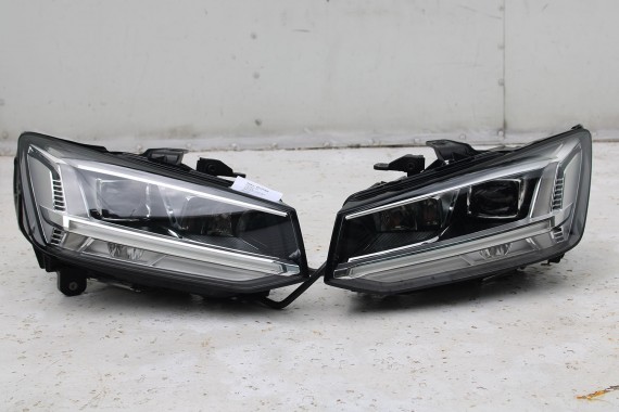 AUDI Q2 PRZÓD maska błotniki zderzak pas przedni lampy wzmocnienie błotnik lampa 81A FULL LED Kolor: G3G3	LX7M 	Nanograu Szary