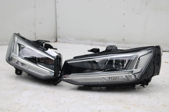 AUDI Q2 PRZÓD maska błotniki zderzak pas przedni lampy wzmocnienie błotnik lampa 81A FULL LED Kolor: G3G3	LX7M 	Nanograu Szary