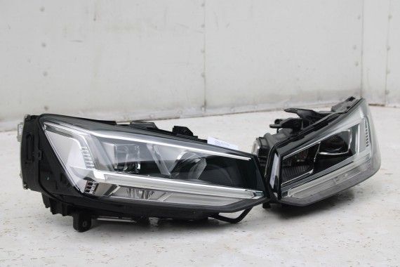 AUDI Q2 PRZÓD maska błotniki zderzak pas przedni lampy wzmocnienie błotnik lampa 81A FULL LED Kolor: G3G3	LX7M 	Nanograu Szary