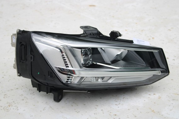 AUDI Q2 PRZÓD maska błotniki zderzak pas przedni lampy wzmocnienie błotnik lampa 81A FULL LED Kolor: G3G3	LX7M 	Nanograu Szary