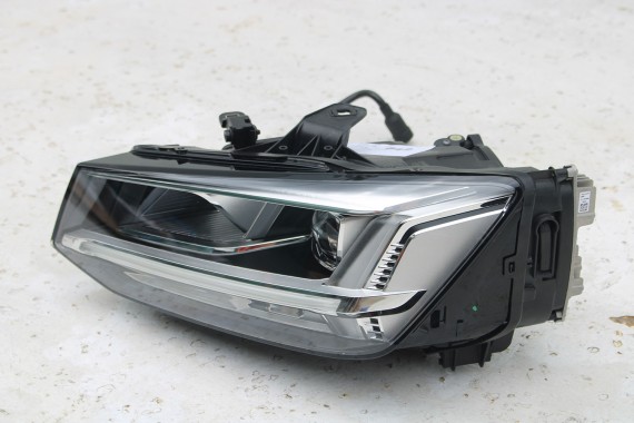 AUDI Q2 PRZÓD maska błotniki zderzak pas przedni lampy wzmocnienie błotnik lampa 81A FULL LED Kolor: G3G3	LX7M 	Nanograu Szary