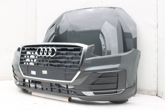 AUDI Q2 PRZÓD maska błotniki zderzak pas przedni lampy wzmocnienie błotnik lampa 81A FULL LED Kolor: G3G3	LX7M 	Nanograu Szary