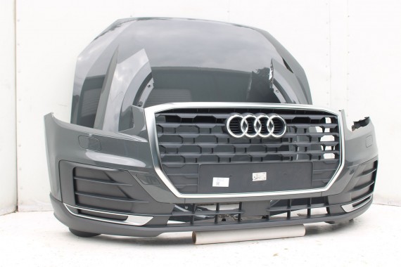 AUDI Q2 PRZÓD maska błotniki zderzak pas przedni lampy wzmocnienie błotnik lampa 81A FULL LED Kolor: G3G3	LX7M 	Nanograu Szary