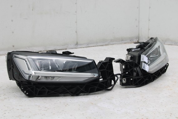 AUDI Q2 PRZÓD maska błotniki zderzak pas przedni lampy wzmocnienie błotnik lampa 81A FULL LED Kolor: G3G3	LX7M 	Nanograu Szary