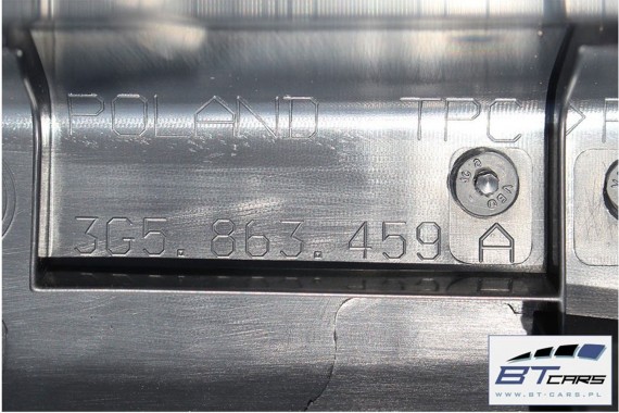 VW PASSAT B8 PAS TYLNY BAGAŻNIKA 3G5863459A bagażnik tapicerka 3G5 863 459 A kolor 9B9 czerń satynowa 3G SEDAN tył