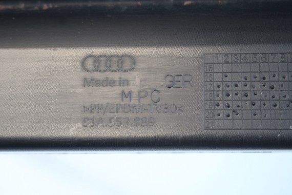 AUDI Q2 LISTWA PROGOWA 81A853889 81A853890 81A 853 889 81A 853 890 2 sztuki komplet 81A 2016- LISTWY próg L+P komplet 2 szt.