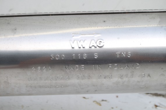 AUDI Q2 WYDECH TŁUMIK 5Q0253211BA 5Q6253611AR 1.0 TSi benzyna 5Q0 253 211 BA 5Q6 253 611 środkowy 81A253181R 5Q0253609 5Q0253209