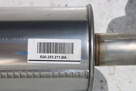 AUDI Q2 WYDECH TŁUMIK 5Q0253211BA 5Q6253611AR 1.0 TSi benzyna 5Q0 253 211 BA 5Q6 253 611 środkowy 81A253181R 5Q0253609 5Q0253209