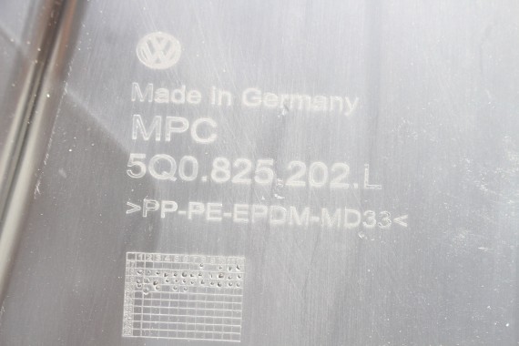 AUDI A3 Q2 VW GOLF 7 VII OSŁONA PODŁOGI 5Q0825201AE 5Q0825202L 5Q0825201AF 5Q0825202E 5Q0825201J 5Q0825202J 5Q0825271 5Q0825272A