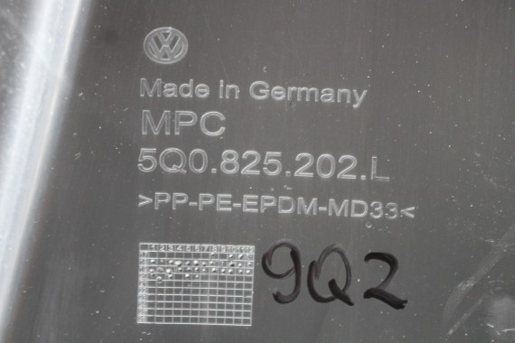 AUDI A3 Q2 VW GOLF 7 VII OSŁONA PODŁOGI 5Q0825201AE 5Q0825202L 5Q0825201AF 5Q0825202E 5Q0825201J 5Q0825202J 5Q0825271 5Q0825272A