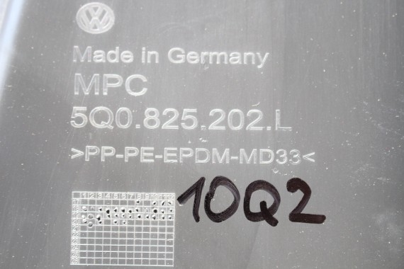 AUDI A3 Q2 VW GOLF 7 VII OSŁONA PODŁOGI 5Q0825201AE 5Q0825202L 5Q0825201AF 5Q0825202E 5Q0825201J 5Q0825202J 5Q0825271 5Q0825272A