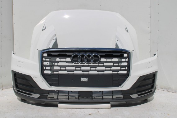 AUDI Q2 PRZÓD maska błotniki zderzak pas przedni lampy wzmocnienie błotnik lampa 81A FULL LED Kolor: T9T9 	LY9C Biel ibisa Biały