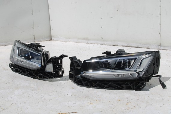 AUDI Q2 PRZÓD maska błotniki zderzak pas przedni lampy wzmocnienie błotnik lampa 81A FULL LED Kolor: T9T9 	LY9C Biel ibisa Biały