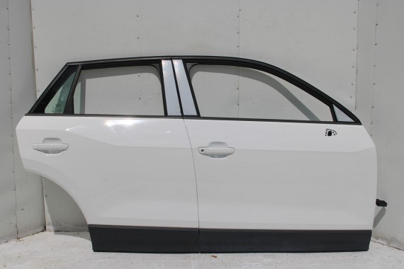 AUDI Q2 DRZWI PRAWE PRZÓD + TYŁ STRONA PRAWA przednie + tylne 2 sztuki Kolor T9T9 LY9C Biel ibisa Biały 81A 81A831052 81A833052