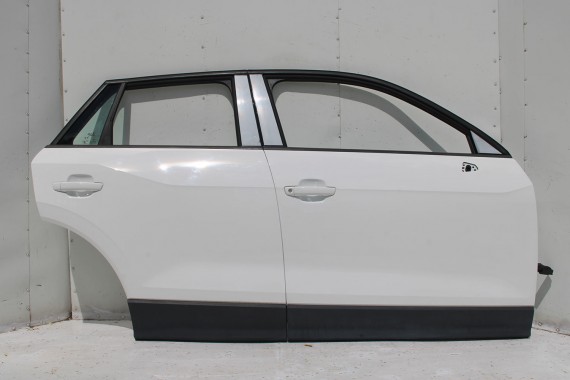 AUDI Q2 DRZWI PRAWE PRZÓD + TYŁ STRONA PRAWA przednie + tylne 2 sztuki Kolor T9T9 LY9C Biel ibisa Biały 81A 81A831052 81A833052