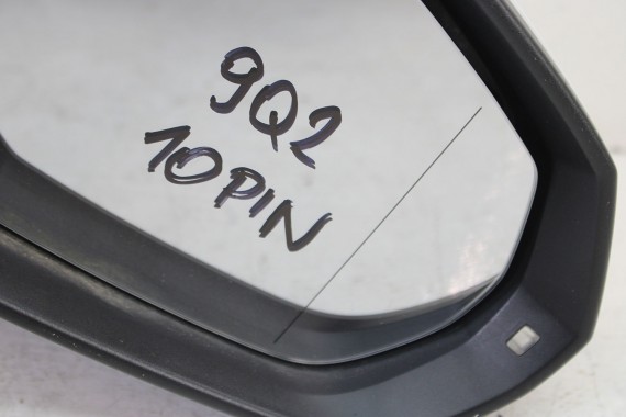AUDI Q2 LUSTERKO DRZWI PRAWE 10 pin 81A zewnętrzne pinów kabli przewodów T9T9 LY9C Biel ibisa Biały 81A 10pin