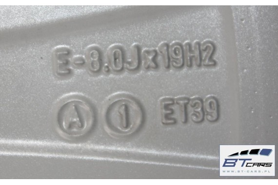 AUDI Q5 FELGI 19 cali OPONY KOŁA felga 8R0601025AB 8.0J*19H2 ET39 opona BRIDGESTONE DUELER H/P 235/55/19 101W 8R 8R0 601 025 AB