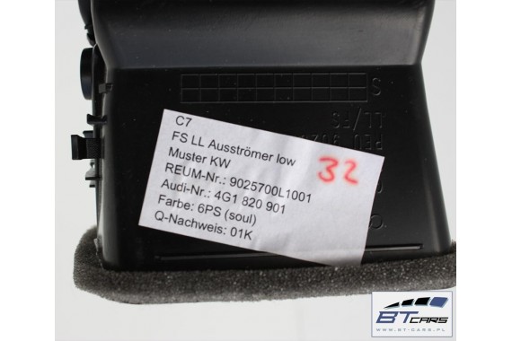 AUDI A7 KRATKI WLOTY POWIETRZA KONSOLI 4G8820902A 4G1820901 4G1820951E kratka 4G1820901 4G8 820 902 4G1820951 nawiewu 4G8820902A