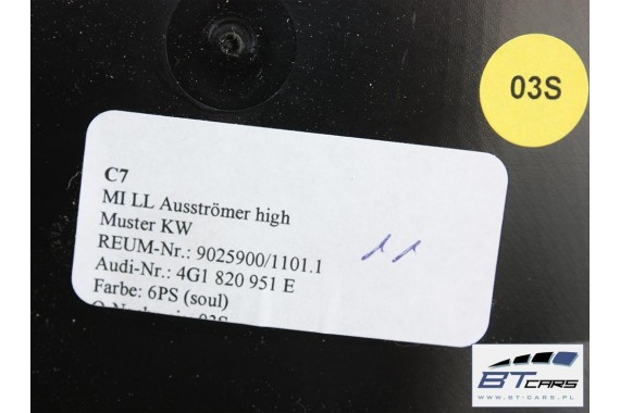 AUDI A7 KRATKI WLOTY POWIETRZA KONSOLI 4G8820902A 4G1820901 4G1820951E kratka 4G1820901 4G8 820 902 4G1820951 nawiewu 4G8820902A