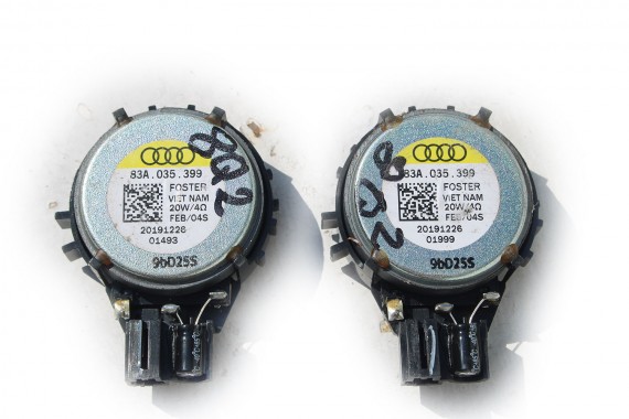 AUDI Q2 Q3 GŁOŚNIKI ZESTAW GŁOŚNIKÓW 83A035399 83A035415 83A035411 83A035398 8V0035382D FL LIFT GŁOŚNIK TUBA A1 A3 83A 035 411
