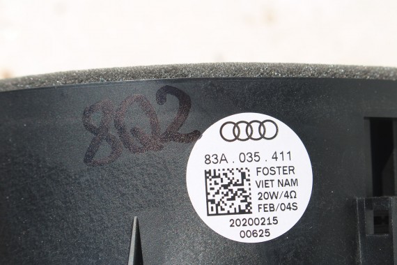 AUDI Q2 Q3 GŁOŚNIKI ZESTAW GŁOŚNIKÓW 83A035399 83A035415 83A035411 83A035398 8V0035382D FL LIFT GŁOŚNIK TUBA A1 A3 83A 035 411