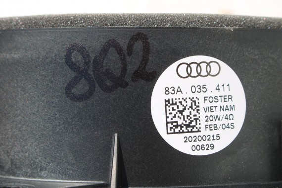 AUDI Q2 Q3 GŁOŚNIKI ZESTAW GŁOŚNIKÓW 83A035399 83A035415 83A035411 83A035398 8V0035382D FL LIFT GŁOŚNIK TUBA A1 A3 83A 035 411