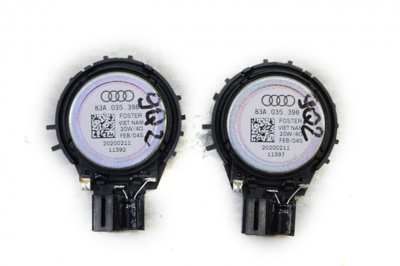 AUDI Q2 Q3 GŁOŚNIKI ZESTAW GŁOŚNIKÓW 83A035399 83A035415 83A035411 83A035398 8V0035382D FL LIFT GŁOŚNIK TUBA A1 A3 83A 035 411