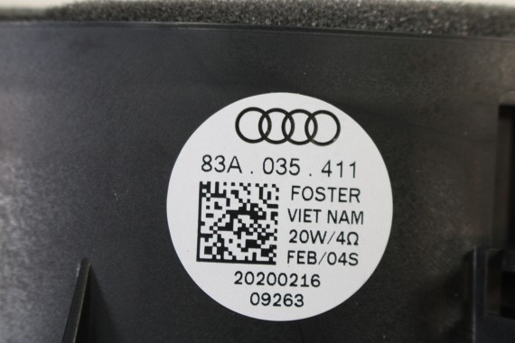 AUDI Q2 Q3 GŁOŚNIKI ZESTAW GŁOŚNIKÓW 83A035399 83A035415 83A035411 83A035398 8V0035382D FL LIFT GŁOŚNIK TUBA A1 A3 83A 035 411