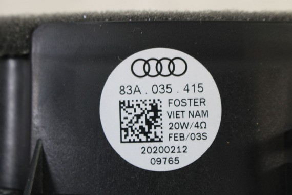 AUDI Q2 Q3 GŁOŚNIKI ZESTAW GŁOŚNIKÓW 83A035399 83A035415 83A035411 83A035398 8V0035382D FL LIFT GŁOŚNIK TUBA A1 A3 83A 035 411
