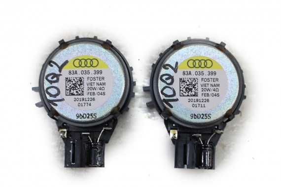AUDI Q2 Q3 GŁOŚNIKI ZESTAW GŁOŚNIKÓW 83A035399 83A035415 83A035411 83A035398 8V0035382D FL LIFT GŁOŚNIK TUBA A1 A3 83A 035 411